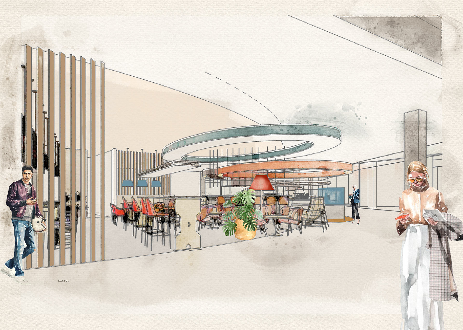 berchtold talmazan architekten - Interspar Restaurant Sallfelden