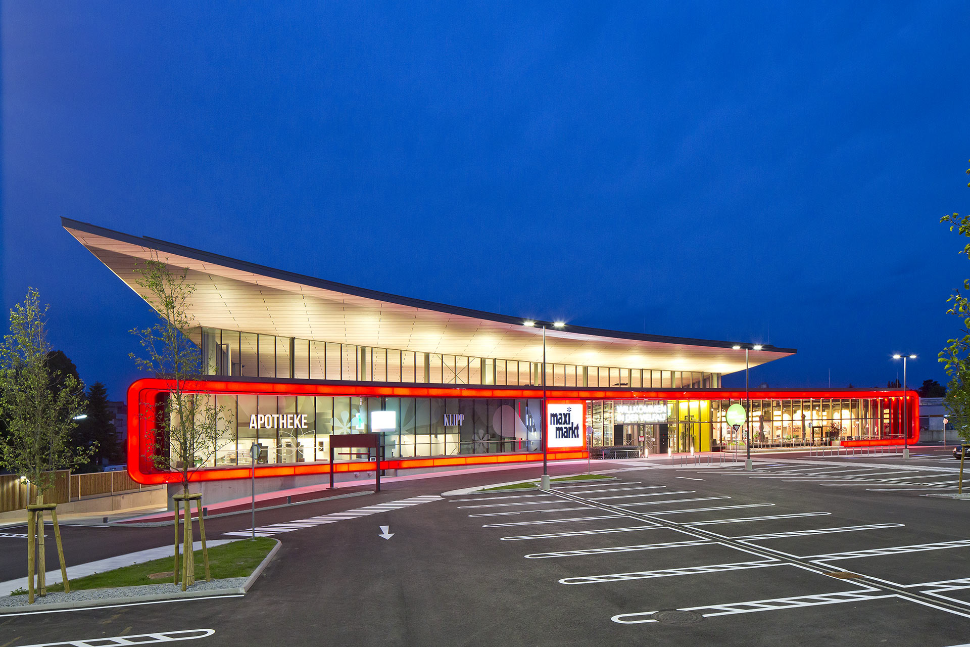 berchtold talmazan architekten - Maximarkt Ried