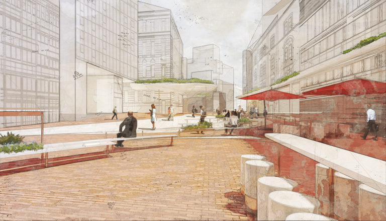 berchtold talmazan architekten - Sparkassenplatz