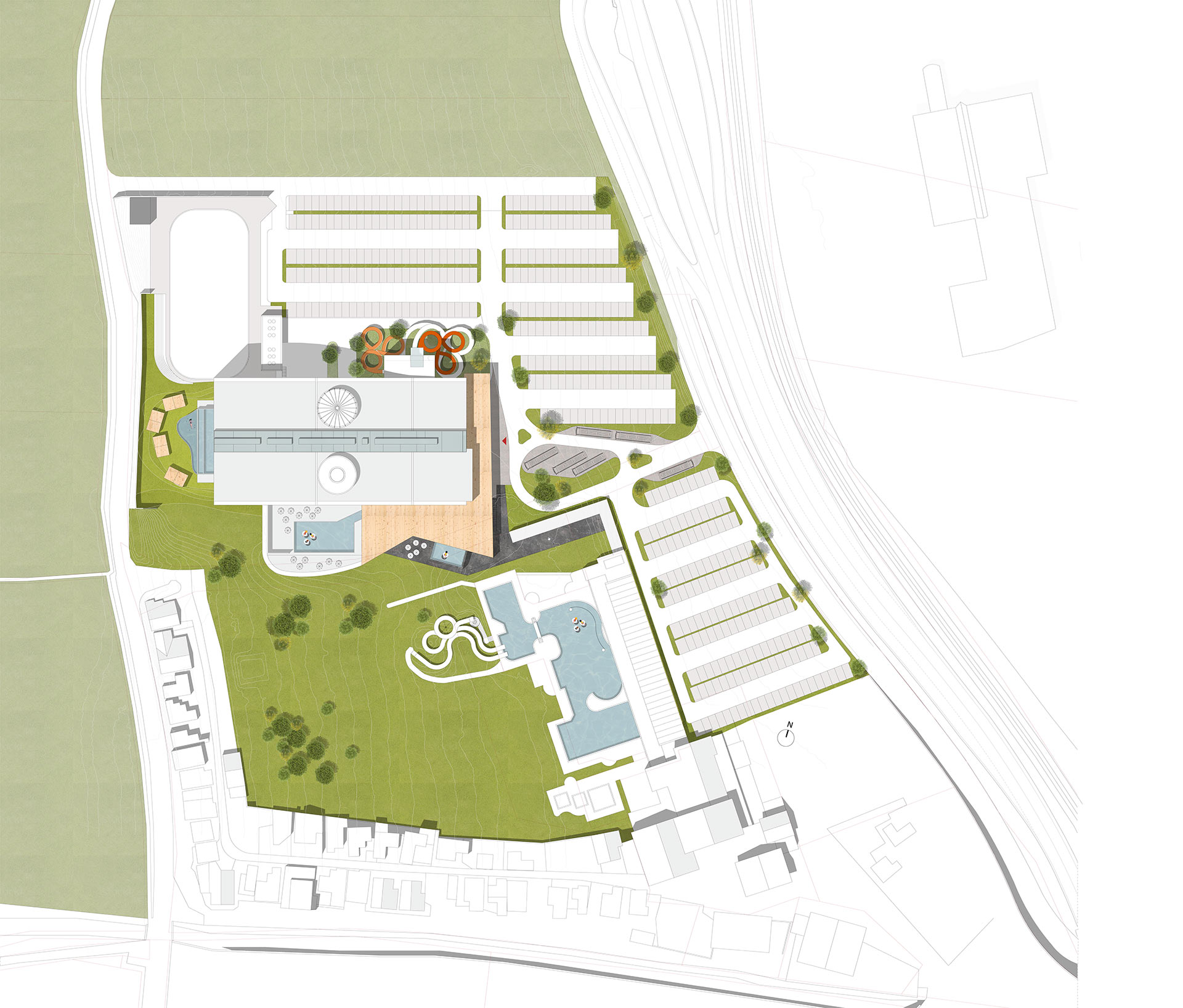 berchtold talmazan architekten - Therme Zillertal