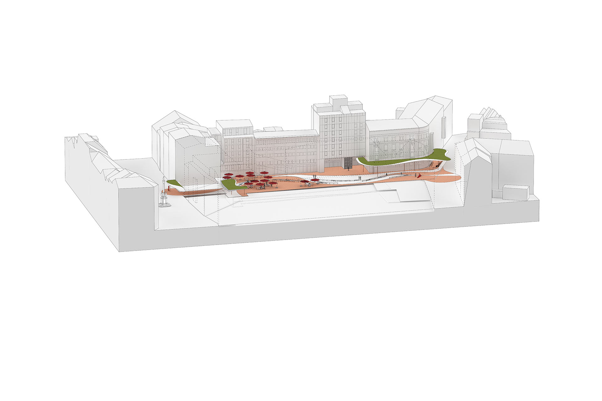 berchtold talmazan architekten - Sparkassenplatz