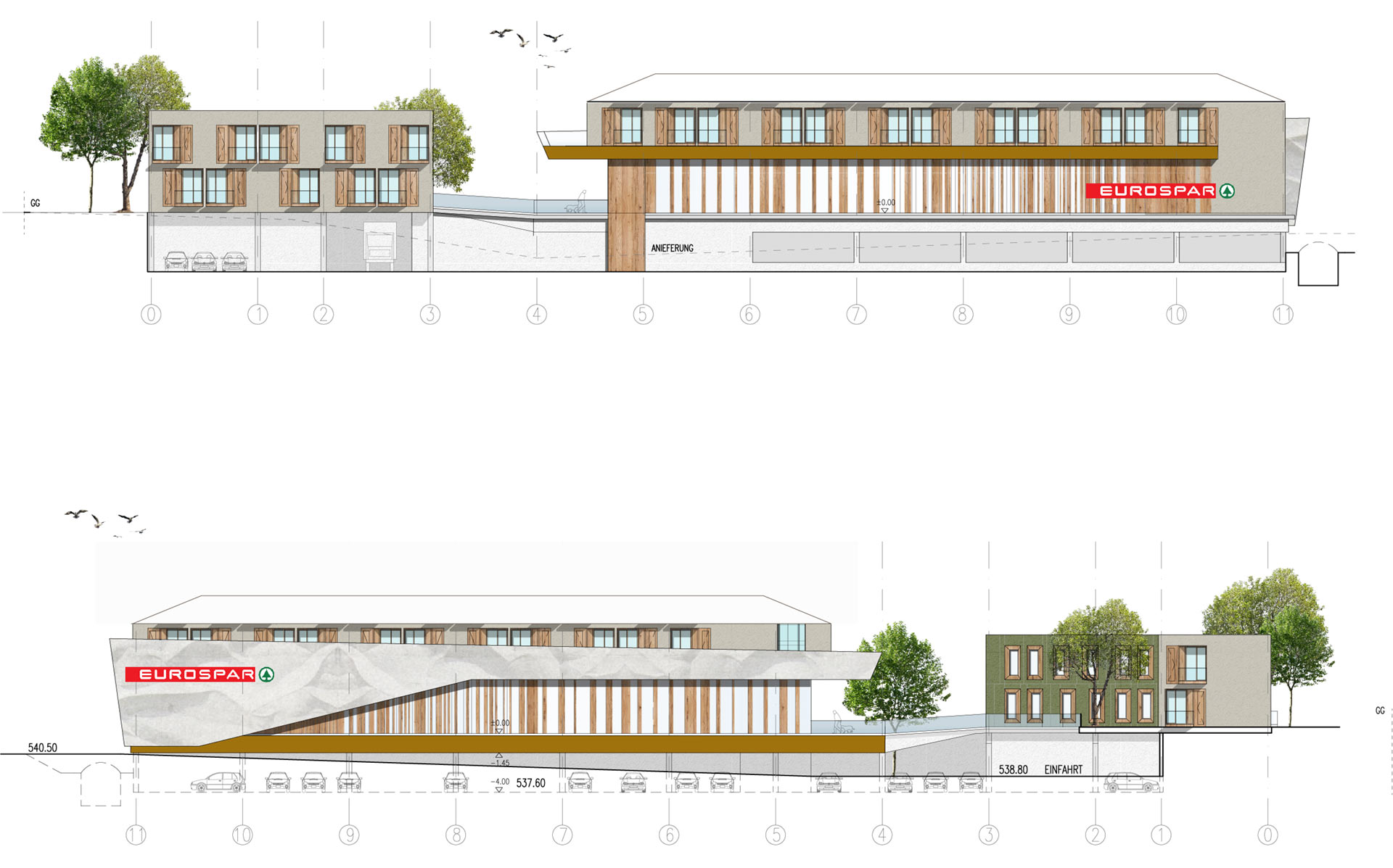 bt-architekten - Eurospar Studie F