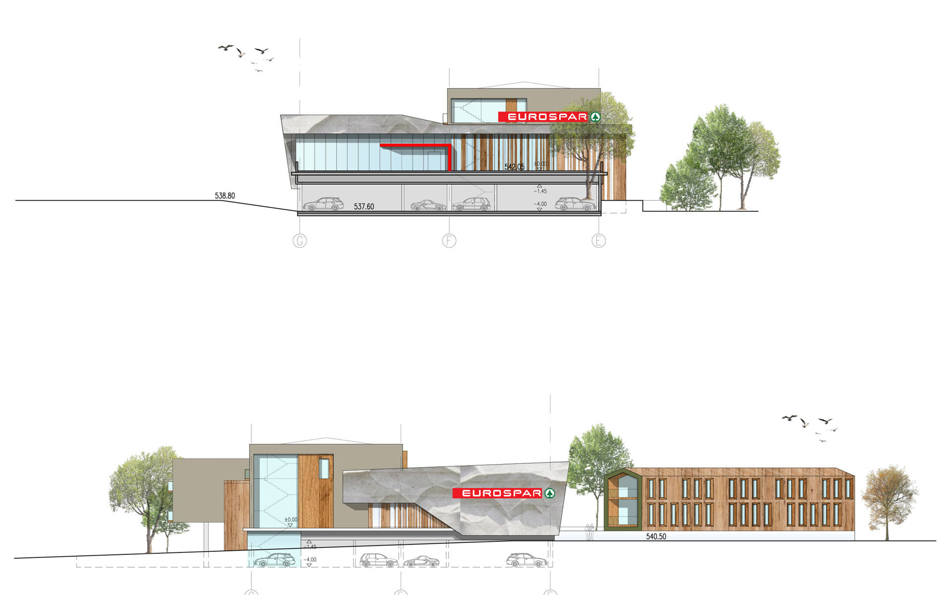bt-architekten - Eurospar Studie F